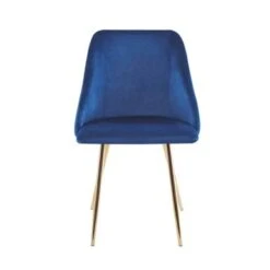 Porthos Home Pema Dining Chairs Set Of 2, Velvet, Gold Chrome Legs - Grey -Gourmet Interiors 42737163 0005 4ce9 95bd 7c0ad6595746