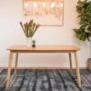 Nyala Wood Dining Table By Christopher Knight Home - White Oak + Natural Oak -Gourmet Interiors 43aee8c1 c927 4a58 9bb1 5882f387a00a