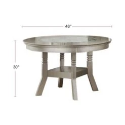 Dining Table With Glass Inserted Top In Antique Silver - Rectangle Top -Gourmet Interiors 4483b9eb c24d 4645 95c3 006cc4e70a5a