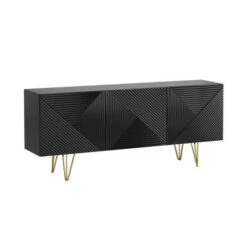 Giza 3D 63" Sideboard - Black