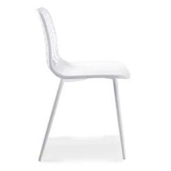 Poly And Bark Marais Dining Chair (Set Of 4) - White -Gourmet Interiors 457117d3 598e 4468 b6ee d36e623e1328