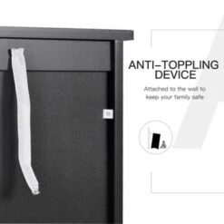 HOMCOM Kitchen Console Table, Buffet Sideboard, Wooden Storage Table With 2-Level Cabinet And Open Space - Grey 35 HOMCOM Kitchen Console Table, Buffet Sideboard, Wooden Storage Table With 2-Level Cabinet And Open Space - Grey -Gourmet Interiors 45f6e343 ae4e 46b1 8f89 ef0e92f8aa01