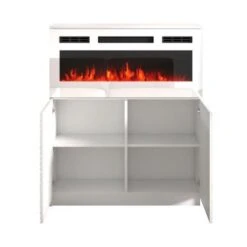 Carla 01 WH-EF Electric Fireplace Sideboard - Black 30 Carla 01 WH-EF Electric Fireplace Sideboard - Black -Gourmet Interiors 475438a1 9e45 495a 8def 642c362e08e3
