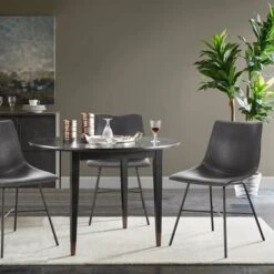 Poly And Bark Paxton Dining Chair (Set Of 2) - Grey -Gourmet Interiors 47ac36a0 2e73 4d63 baea 8ca7dc8db6a1