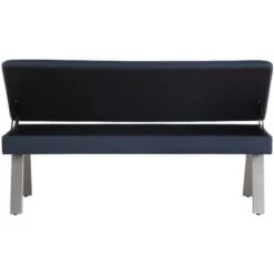 Somette Janice Blue Dining Bench - Single - Dining Height -Gourmet Interiors 4821cd9d 2152 483a 9f3f 052c01e26d56