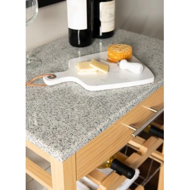 Denton Kitchen Island With Granite Top Natural 13 Denton Kitchen Island With Granite Top Natural - Image 11