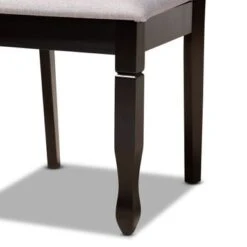 Baxton Studio Leda Modern And Contemporary 5-Piece Dining Set - Grey -Gourmet Interiors 48c2e8c6 0d29 407e a710 14fea68cb931