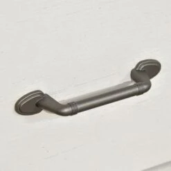 HomCom Wooden Farmhouse Sideboard Storage Buffet Cabinet - White -Gourmet Interiors 49114807 030c 4f33 a3af 60032770c9f6