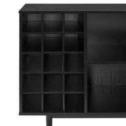 Liam Wine Storage Sideboard - 18'x47.75"x30.25" - Black -Gourmet Interiors 49535d70 c9ce 4e42 8a78 73081f88a896