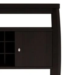 DH BASIC Mod Buffet Table With Shelf And Wine Grid By Denhour - Cappuccino -Gourmet Interiors 4b0ff20b 1a47 48c1 8ccf 66e8798a23c9