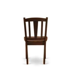 East West Furniture Dining Room Table Set- Kitchen Chairs And Dining Room Table - Wooden Seat - Mahogany Finish (Pieces Option) - HBDL3-MAH-W -Gourmet Interiors 4b537c31 9500 49c1 ad0e cdec732ced1e