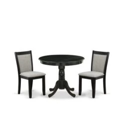 Dining Table Set Contains A Wooden Dining Table And Dining Chairs With Linen Fabric Seat (Pieces Option) - ANMZ3-AB6-06 23 Dining Table Set Contains A Wooden Dining Table And Dining Chairs With Linen Fabric Seat (Pieces Option) - ANMZ3-AB6-06 -Gourmet Interiors 4c81fb05 120d 4119 bcc4 fc8397d670d5