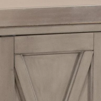 Hillsdale Brigham Kitchen Island In Gray With Stainless Steel Top - 36.25H X 48W X 18D - Portable 11 Hillsdale Brigham Kitchen Island In Gray With Stainless Steel Top - 36.25H X 48W X 18D - Portable - Image 9