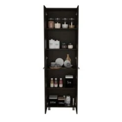 FM Furniture Pensacola, Double Door Pantry Cabinet, Five Interior Shelve - N/A - White 25 FM Furniture Pensacola, Double Door Pantry Cabinet, Five Interior Shelve - N/A - White -Gourmet Interiors 4eb64983 dc7e 4a50 a28d cc0d0e94f487