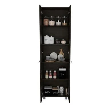 FM Furniture Pensacola, Double Door Pantry Cabinet, Five Interior Shelve - N/A - White 9 FM Furniture Pensacola, Double Door Pantry Cabinet, Five Interior Shelve - N/A - White - Image 7