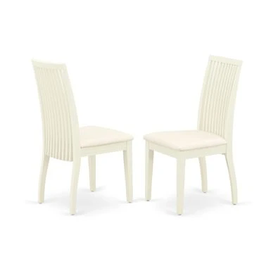 Wooden Dining Table Set - Butterfly Leaf Kitchen Dining Table And Dining Chairs (Color, Pieces & Seat Type Options) - NOIP5-LWH-W 8 Wooden Dining Table Set - Butterfly Leaf Kitchen Dining Table And Dining Chairs (Color, Pieces & Seat Type Options) - NOIP5-LWH-W - Image 6