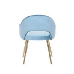 Porthos Home Fifer Velvet Dining Chair - Grey -Gourmet Interiors 50fca543 36f5 4aef 973a 5ddc47845783