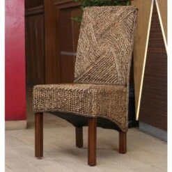 International Caravan Lambada Mahogany Dining Chair (Set Of 2) - Set Of 2 - Beige - Short -Gourmet Interiors 51e0df8e 21f7 40c0 9803 5589a13c8d1d
