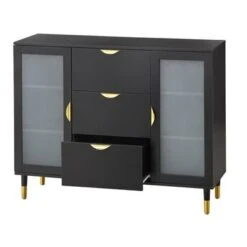 Simple Living Kragen Sideboard - Black -Gourmet Interiors 53880982 8b93 4a9d bb05 b001e94ef8e9