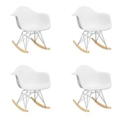 Porch & Den Old Weir Mid-Century Bucket Eiffel Style Rocking Dining Chair (Set Of 4) - Taupe 19 Porch & Den Old Weir Mid-Century Bucket Eiffel Style Rocking Dining Chair (Set Of 4) - Taupe -Gourmet Interiors 53b7f7f6 0199 4177 9358 2d0aa4e56ed7