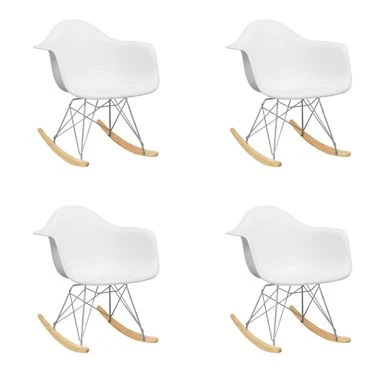 Porch & Den Old Weir Mid-Century Bucket Eiffel Style Rocking Dining Chair (Set Of 4) - Taupe 11 Porch & Den Old Weir Mid-Century Bucket Eiffel Style Rocking Dining Chair (Set Of 4) - Taupe - Image 9