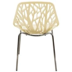 LeisureMod Asbury Modern Open Back Plastic Stackable Dining Side Chair - Green -Gourmet Interiors 54eb9596 3a15 466f 93d2 176fe0cf0b9a