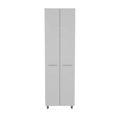 FM Furniture Pensacola, Double Door Pantry Cabinet, Five Interior Shelve - N/A - White 16 FM Furniture Pensacola, Double Door Pantry Cabinet, Five Interior Shelve - N/A - White - Image 14