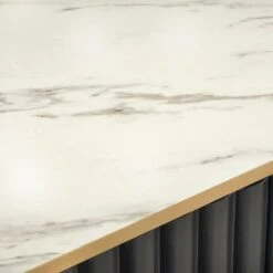 Angelo:HOME Minka Mid-Century Scalloped Front Cabinet - Black -Gourmet Interiors 56685a80 ca3d 4050 b1a4 9c392c3b60bb