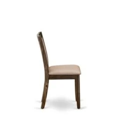 Dining Table Set - A Dining Table With Trestle Base And Dining Chairs - Distressed Jacobean Finish (Pieces And Bench Option) - V777MZ716-6 -Gourmet Interiors 56d2d2e0 4fda 424a 9497 8cfa73c89781