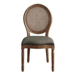 Stella Oval Back Chair - Linen -Gourmet Interiors 5725dc76 7c60 41db b890 c131fe688b3a
