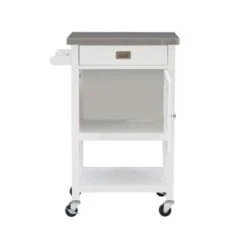 Schley Apartment Cart White -Gourmet Interiors 573aa530 9943 4300 ba06 a533aab628ba