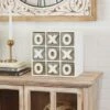 White Wood Traditional Tic Tac Toe Cabinet - 11 X 9 X 11 - White - 11 X 9 X 11 -Gourmet Interiors 588c83e9 2964 4131 aa96 54fc786c33e5