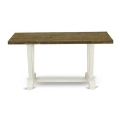 Dining Room Table Set - Rectangular Dining Table & Kitchen Chairs - Linen White Finish (No. Of Chairs & Bench Options) - V076FL201-7 -Gourmet Interiors 589e885b 2313 41f4 8992 03d3889dd82b