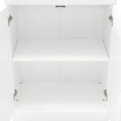 Stanton 2Pc Glass Door Pantry Set - 14.5"x47.5"x78" - White -Gourmet Interiors 59aa7f6d d915 4902 b41d 77a44df5b44f