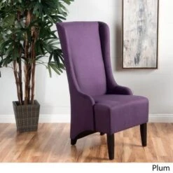 Callie High-back Fabric Dining Chair By Christopher Knight Home - 23.25" L X 28.75" W X 46.25" H - Teal -Gourmet Interiors 59ceb8d0 f3e9 402e 97dd a74bd0ee11c1