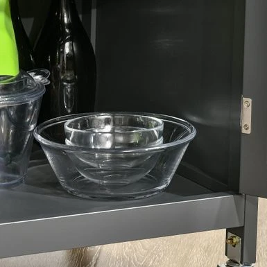 HOMCOM Utility Kitchen Cart, Rolling Kitchen Island Storage Trolley - White 12 HOMCOM Utility Kitchen Cart, Rolling Kitchen Island Storage Trolley - White - Image 10