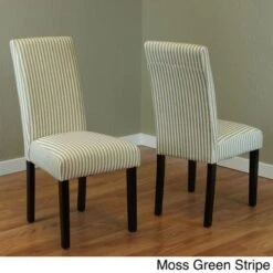MONSOON Villa Set Of 2 Stripe Linen Dining Chairs - Villa Blue Stripe Linen Dining Chairs (Set Of 2) -Gourmet Interiors 5a8e05be 8c15 4fa6 8a17 b5d434f5c059