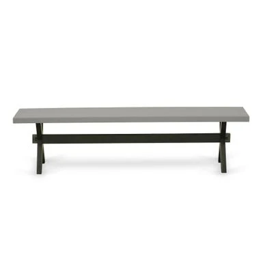 East West Furniture Mid Century Dining Set - Wooden Table With Trestle Base And Upholstered Dining Chairs (Piece Option) - V697MZ606-5 20 East West Furniture Mid Century Dining Set - Wooden Table With Trestle Base And Upholstered Dining Chairs (Piece Option) - V697MZ606-5 - Image 18