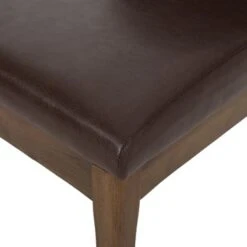 Kwame Upholstered Dining Chairs (Set Of 4) By Christopher Knight Home - Dark Brown/ Walnut -Gourmet Interiors 5b4139b0 9375 46bc 99cc 54bff9ca34b6