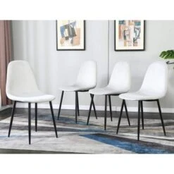 Sicotas 4 Piece Dining Chairs Set For Kitchen Living Room - Grey/Black -Gourmet Interiors 5cc7ce34 9579 474e bbdb 987101efc07d