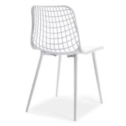 Poly And Bark Marais Dining Chair (Set Of 4) - White -Gourmet Interiors 5de45518 55f2 4e67 a7b2 1b85c8ec9a4a