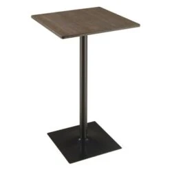 Square Bar Table Dark Elm And Matte Black -Gourmet Interiors 5ecca415 1d67 40dd 9e58 6c4abe5780f3