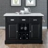 Porch & Den Ariana Marble Top Kitchen Island - Ebony 1 Porch & Den Ariana Marble Top Kitchen Island - Ebony -Gourmet Interiors 5ee35a4a 5760 4b50 8e41 b5c9fefb6f32