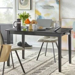 Simple Living Asher Dining Table With USB Port - Espresso -Gourmet Interiors 5fb41d22 e814 45cc 86a3 e953532e146a