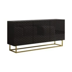 Lattice 02 63" Sideboard - Black