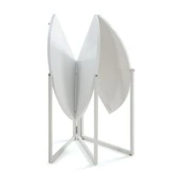 Somette Round Foldaway Dining Table - Grey Oak Veneer -Gourmet Interiors 5ff9ea76 2b3a 4f36 ab57 32cec5d12ff6