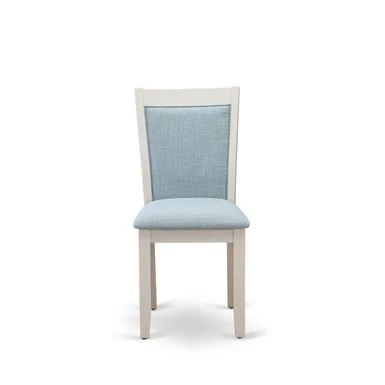 East West Furniture Linen Fabric Upholstered High Back Dining Chairs Set Of 2- (Fabric Color Options) - MZCNT04 13 East West Furniture Linen Fabric Upholstered High Back Dining Chairs Set Of 2- (Fabric Color Options) - MZCNT04 - Image 11