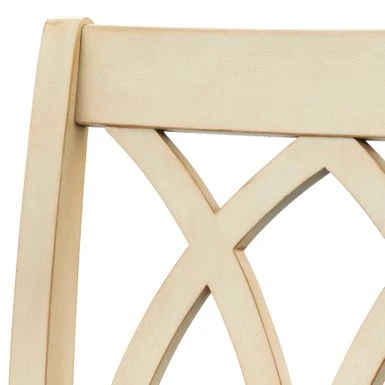 Lifestorey Montauk Solid Wood Dining Chair - Antique White/Oak - Set Of 2 7 Lifestorey Montauk Solid Wood Dining Chair - Antique White/Oak - Set Of 2 - Image 5