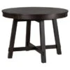 Merax Farmhouse Round Extendable Dining Table - Espresso 1 Merax Farmhouse Round Extendable Dining Table - Espresso -Gourmet Interiors 6127c0d5 dfbe 4d3e 877b 496123abeafb