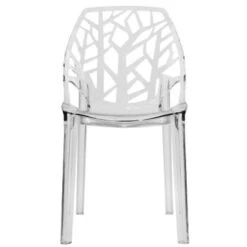 LeisureMod Cornelia Modern Plastic Dining Side Chair (Set Of 4) - Transparent Blue -Gourmet Interiors 616b28d1 ce80 4a04 8a82 442c1d82dc75
